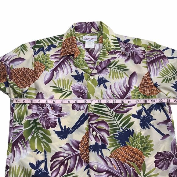 Vintage Seawind Hawaiian Shirt Hilo Hattie Tag Attached Aloha Sz S NWT - Picture 7 of 12